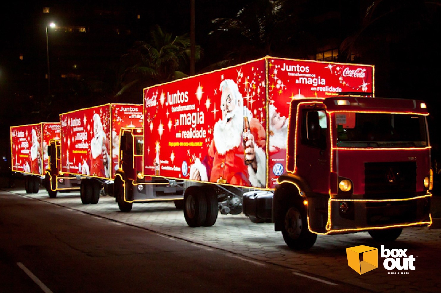 CARAVANA COCA COLA. A tradicional Caravana de Natal da Coca-Cola Goiânia.
