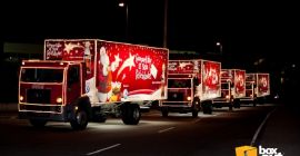 A tradicional Caravana de Natal da Coca-Cola Goiânia.