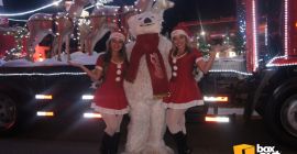 A tradicional Caravana de Natal da Coca-Cola Goiânia.