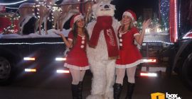 A tradicional Caravana de Natal da Coca-Cola Goiânia.