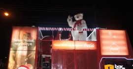 A tradicional Caravana de Natal da Coca-Cola Goiânia.